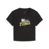 Puma GRAPHIC Tee Siyah Kadın T-Shirt & Polo