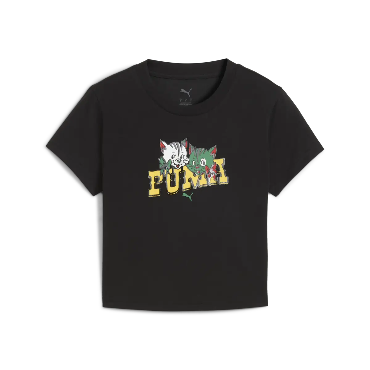 Puma GRAPHIC Tee Siyah Kadın T-Shirt & Polo