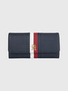 Tommy Hilfiger TH EMBLEM LARGE FLAP Kadın Lacivert Cüzdan