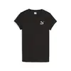 Puma CLASSICS Ribbed Slim Tee Siyah Kadın T-Shirt