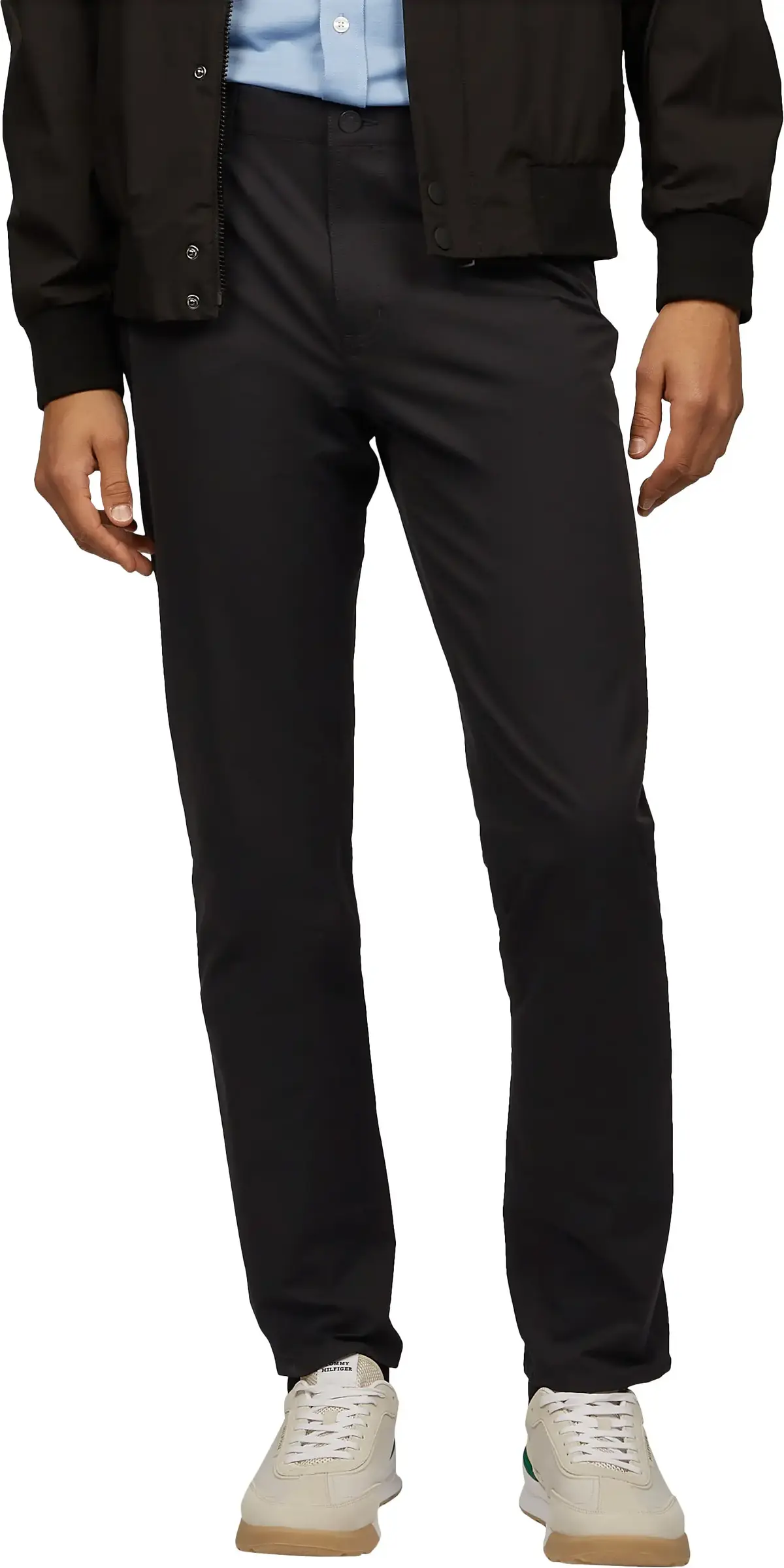 Tommy Hilfiger DENTON 5PKT TECH CHI, BDS Siyah Erkek Pantolon