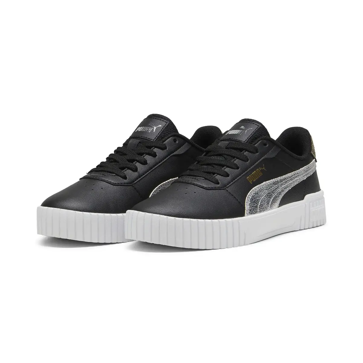 Puma Carina 2.0 Metallic Shine Siyah Kadın Günlük Spor Ayakkabı
