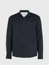 Calvin Klein POPLIN STRETCH SLIM, BEH Siyah Erkek Gömlek