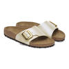 Birkenstock CATALINA CUSHION BUCKLE BF GRACEFUL İnci Beyazı Kadın Tek Bantlı Terlik