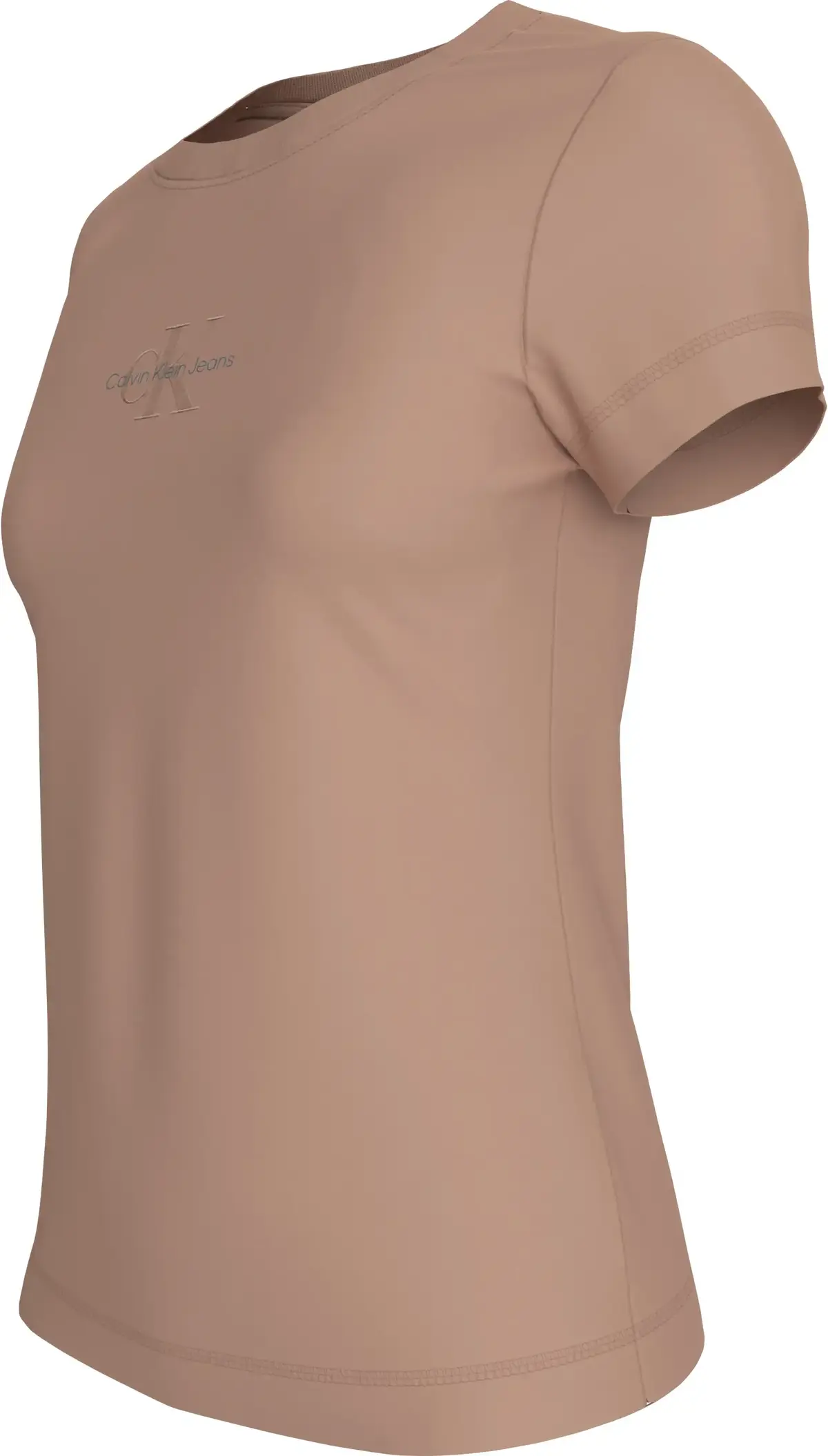 Calvin Klein MONOLOGO SLIM TEE, TGW Pembe Kadın T-Shirt & Polo