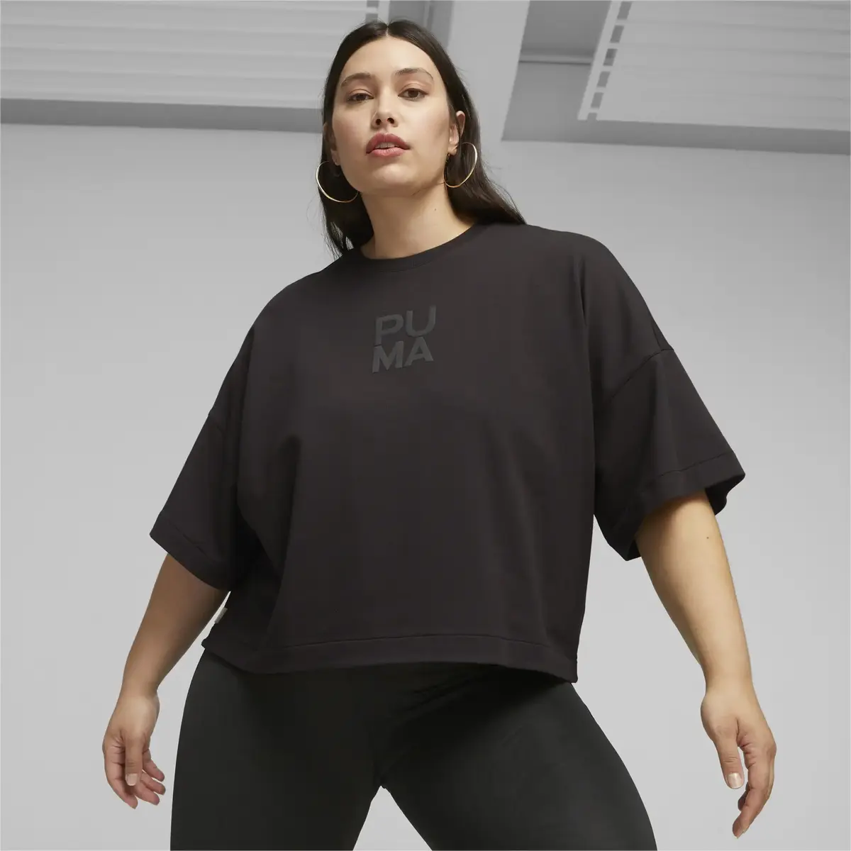 Puma INFUSE Relaxed Tee Siyah Kadın T-Shirt