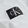 Calvin Klein MONOLOGO BADGE WAFFL Erkek Beyaz Polo T-Shirt
