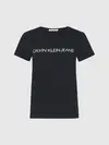 Calvin Klein CORE INSTIT LOGO SLI Kadın Siyah T-Shirt