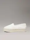 Calvin Klein FLATFORM ESPADRILLE, 01S Beyaz Kadın Ayakkabı-Bot