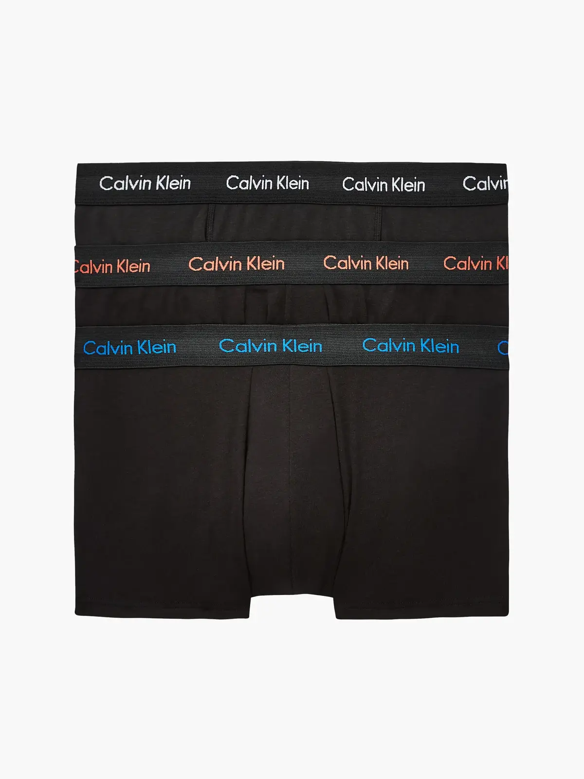 Calvin Klein LOW RISE TRUNK 3PK Erkek Siyah Boxer Set