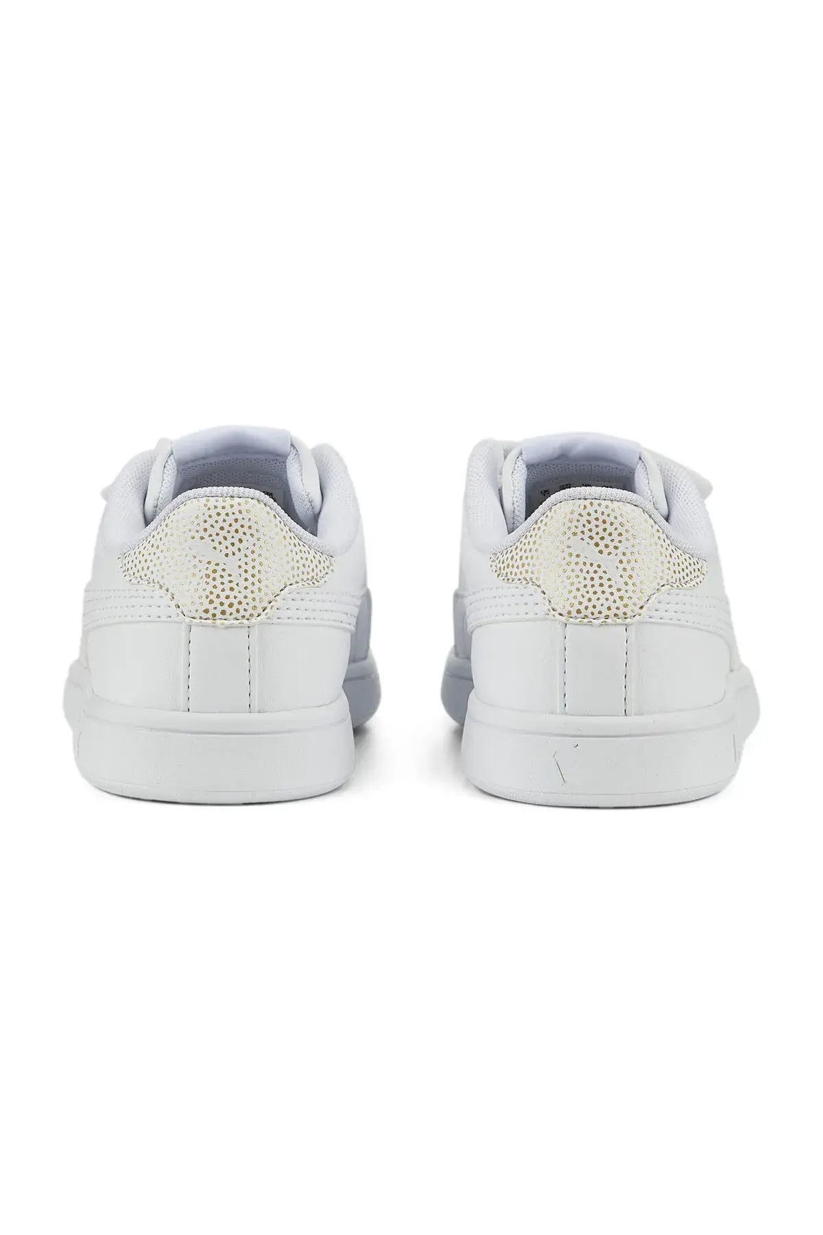 Puma Smash V2 Metallics V Ps Beyaz Kız Çocuk Günlük Spor Ayakkabı