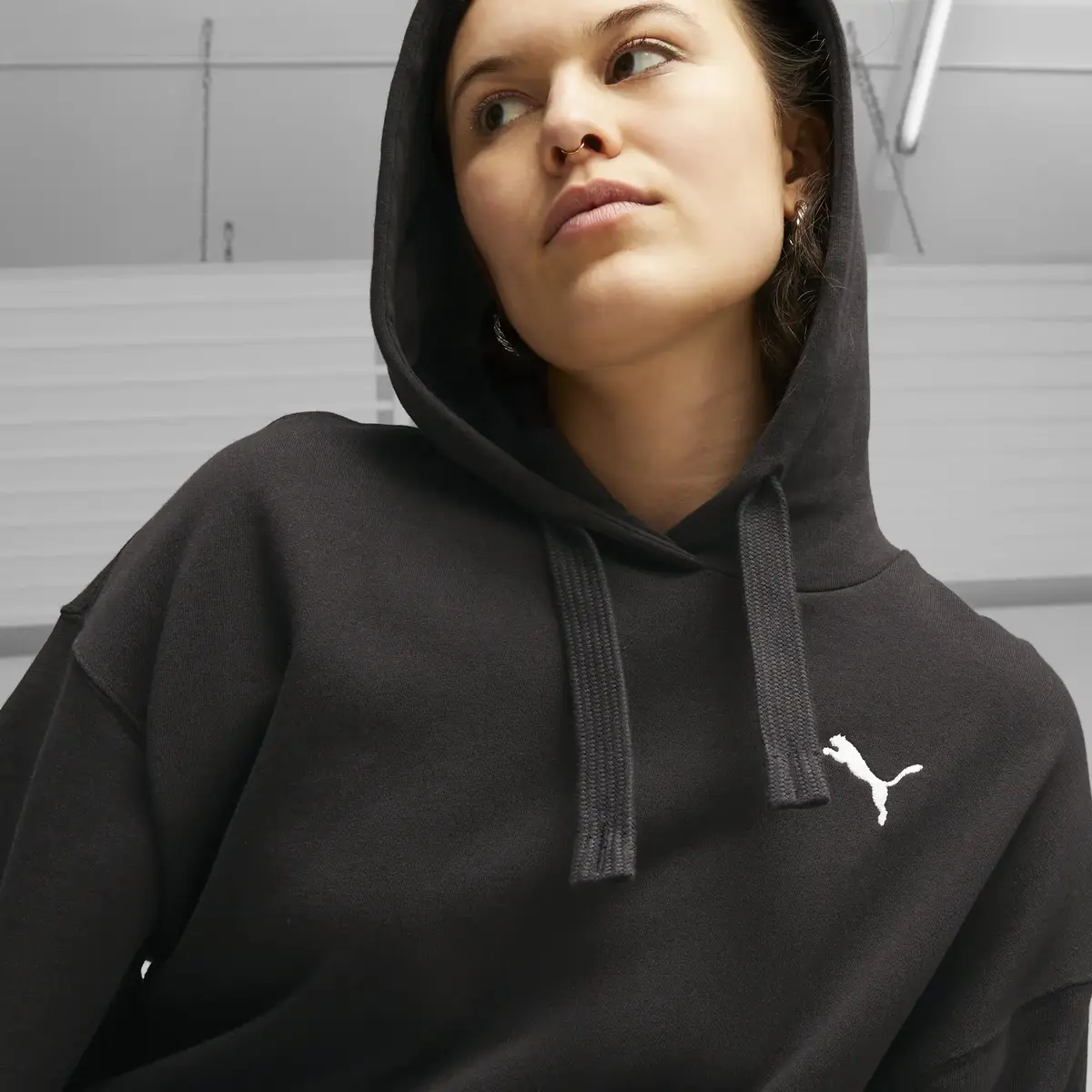 Puma HER Hoodie TR Sİyah Kadın Hoodie