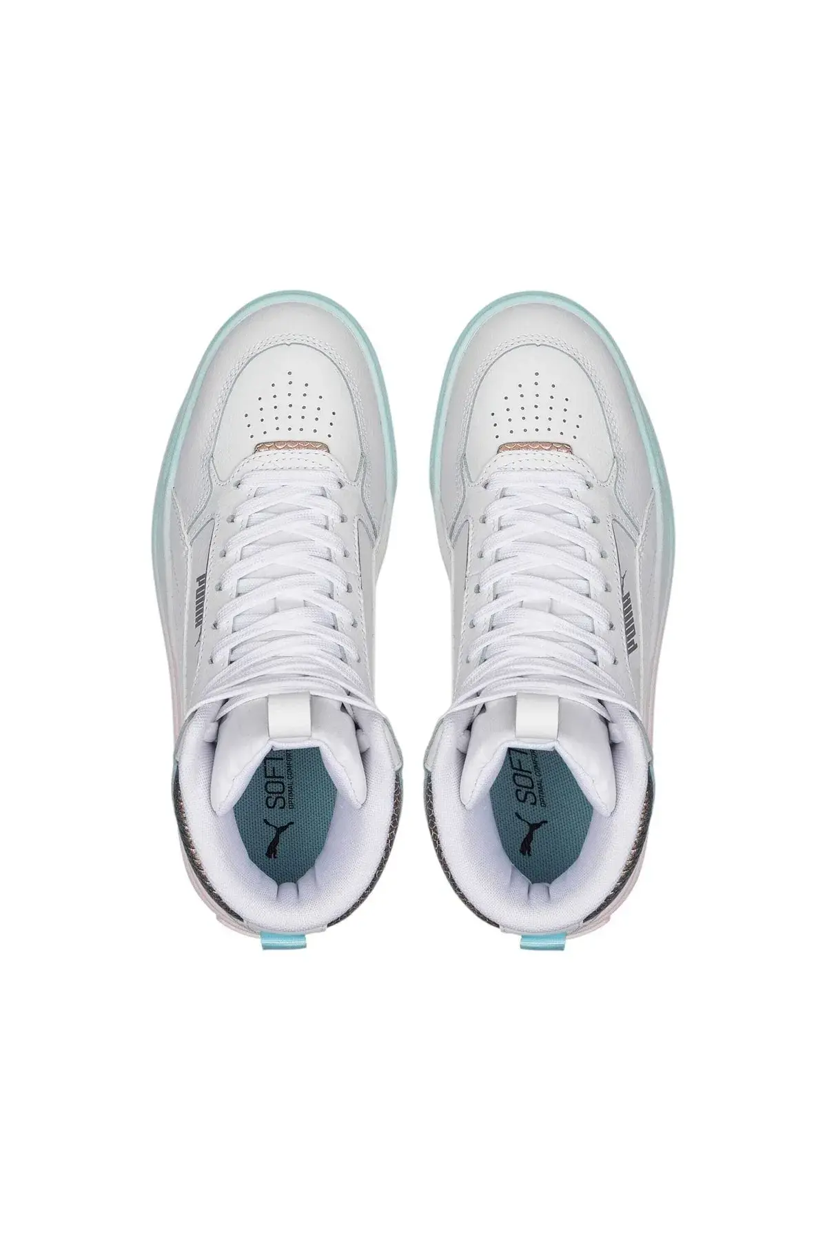 Puma Karmen Rebelle Mid Exotics Beyaz Kadın Bilekli Günlük Spor Ayakkabı