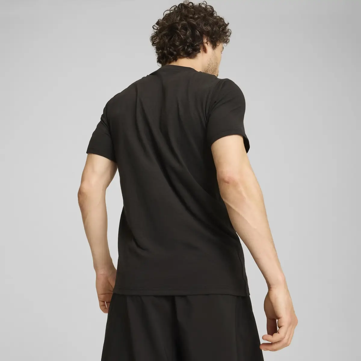 Puma Mens No Train No Gain Tee Siyah Erkek T-Shirt