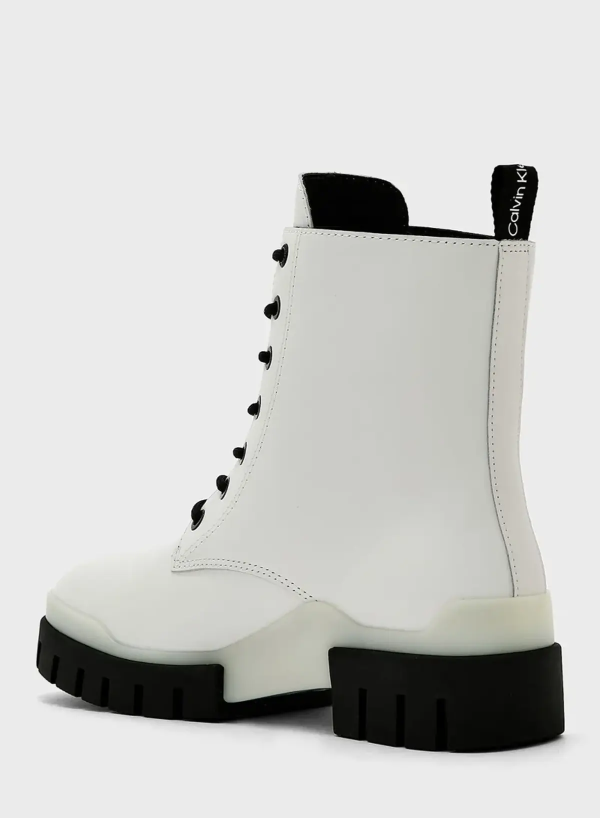 Calvin Klein COMBAT MID LACEUP TR Kadın Beyaz Bot