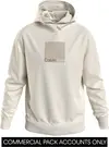 Calvin Klein SQUARE LOGO HOODIE Erkek Krem Hoodie