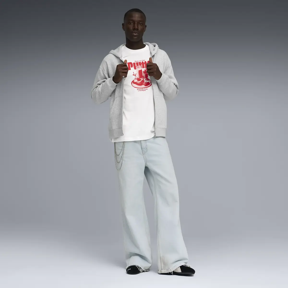 Puma GRAPHIC Tee Beyaz Erkek T-Shirt