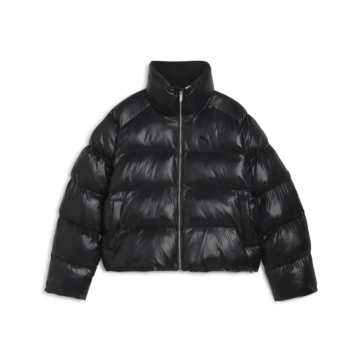 Puma Shiny Puffer Jacket Siyah Kadın Mont