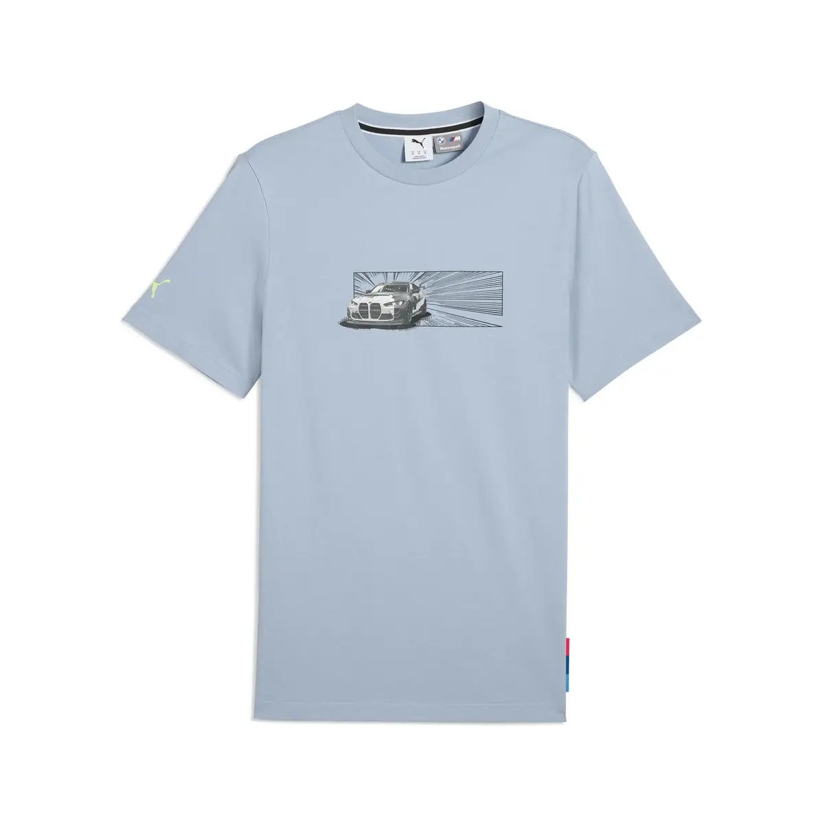 PUMA BMW MMS CAR GRAPHIC TEE Mavi Erkek T-Shirt