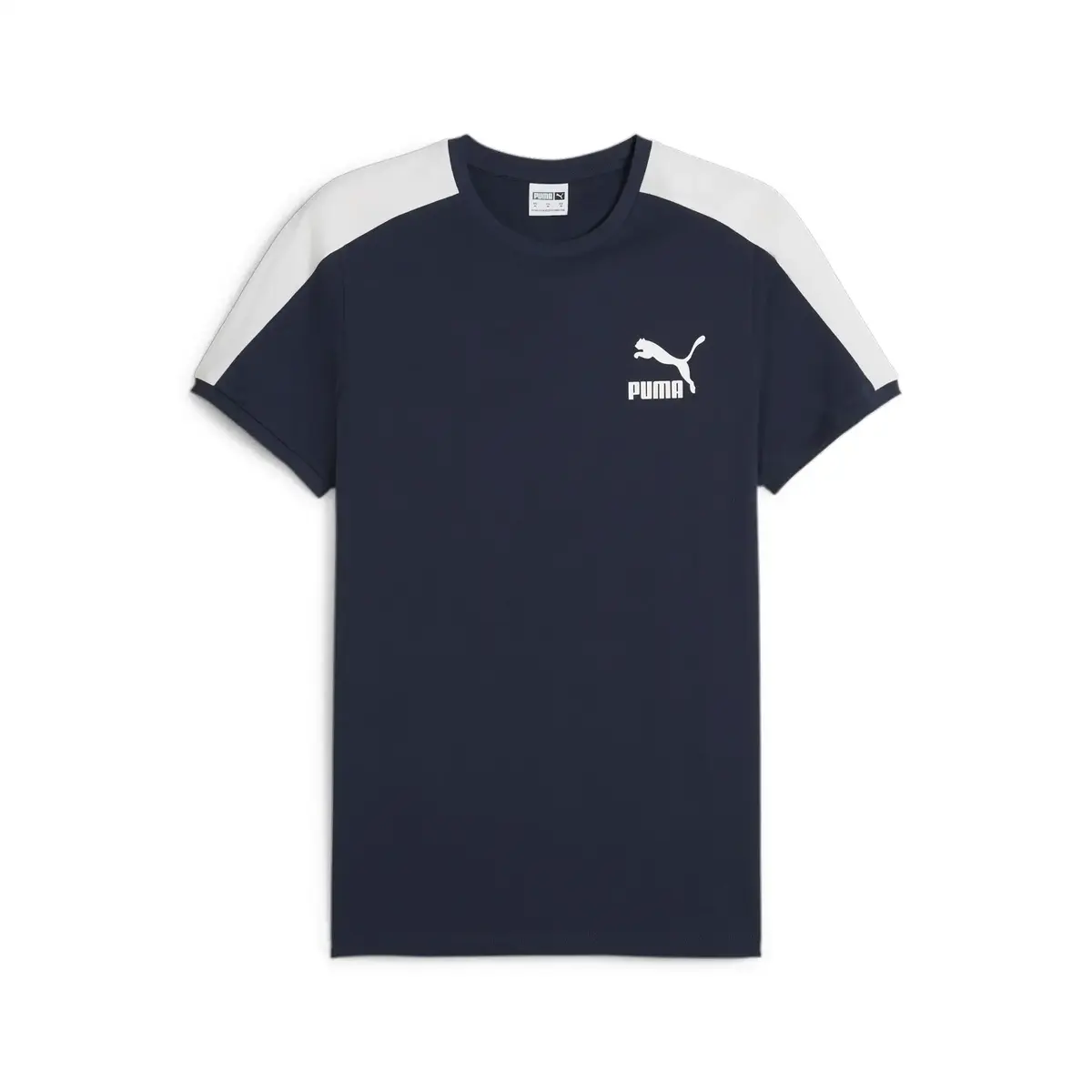 Puma T7 ICONIC Tee Lacivert Erkek T-Shirt