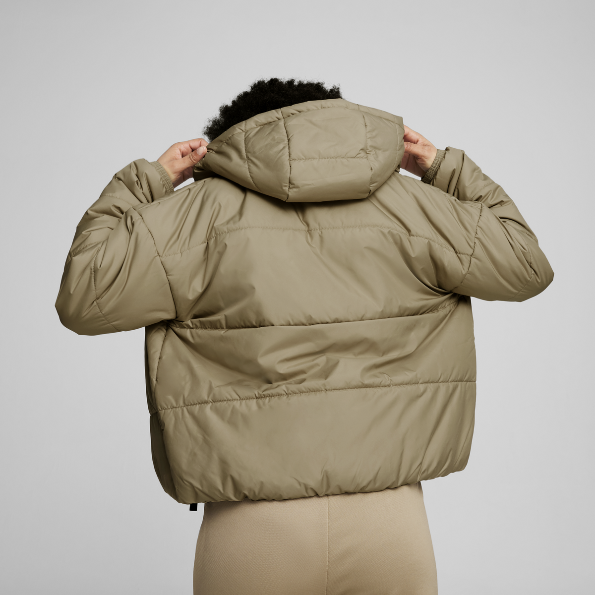 Puma Classics Padded Jacket Bej Kadın Mont