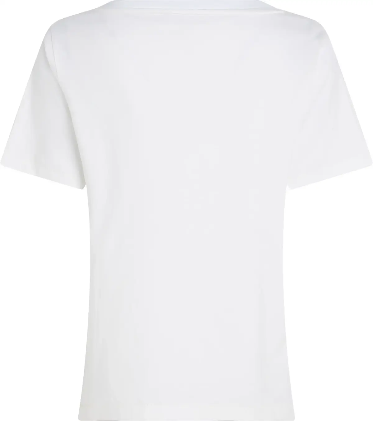 Tommy Hilfiger MODERN REGULAR FLAG, YCF Beyaz Kadın T-Shirt & Polo