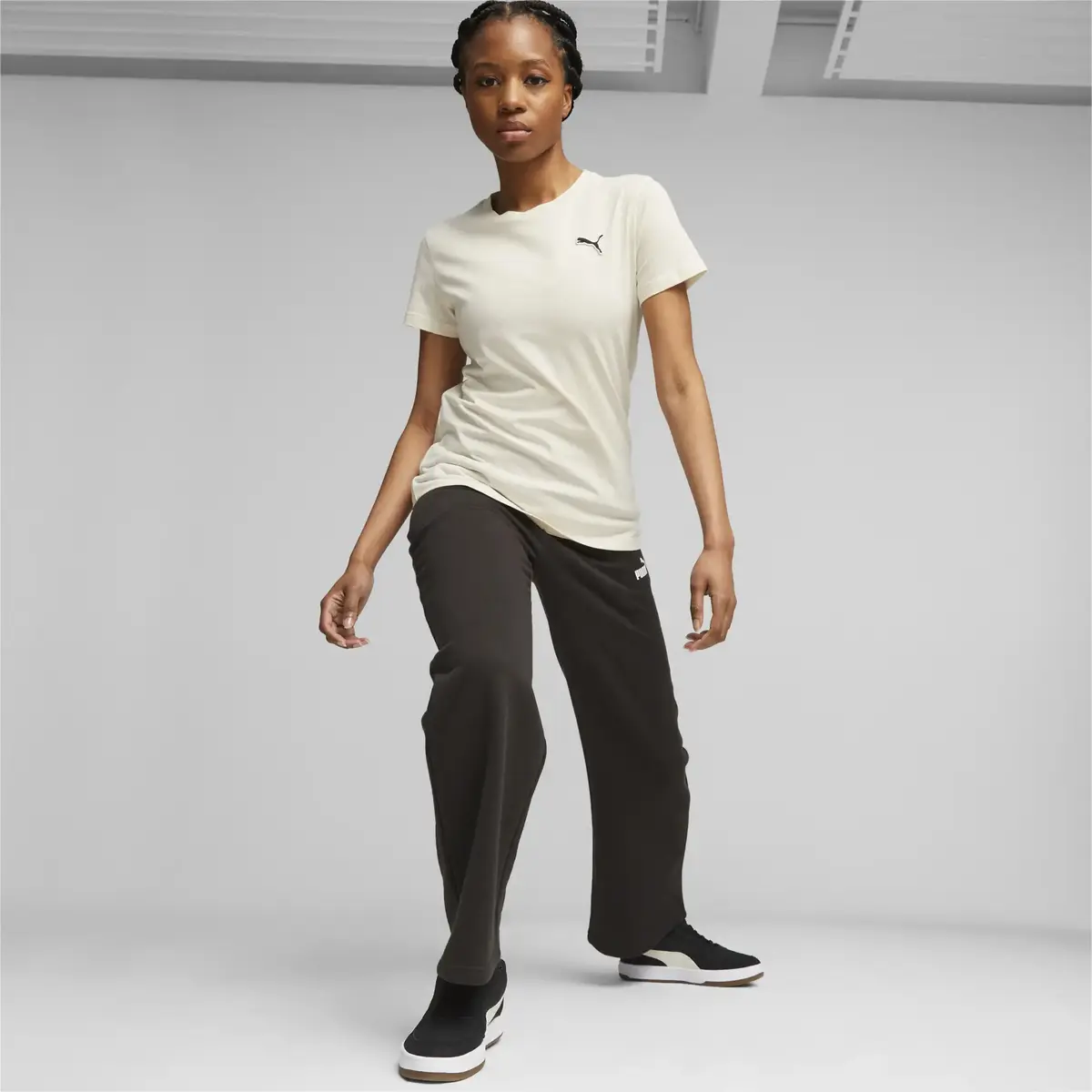 Puma BETTER ESSENTIALS Tee Bej Kadın T-Shirt