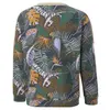Puma T7 Vacay Queen Aop Siyah Çocuk Sweatshirt