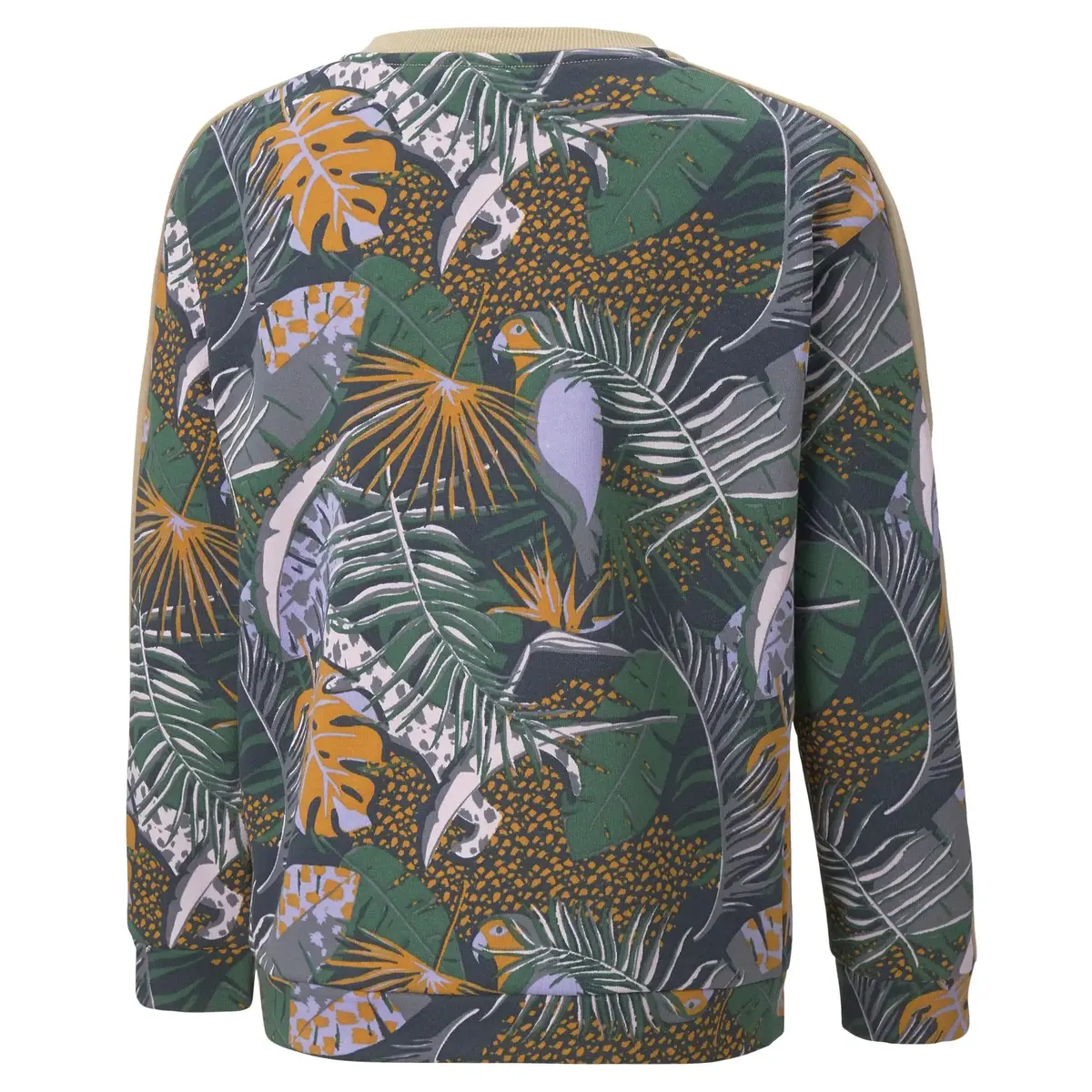 Puma T7 Vacay Queen Aop Siyah Çocuk Sweatshirt