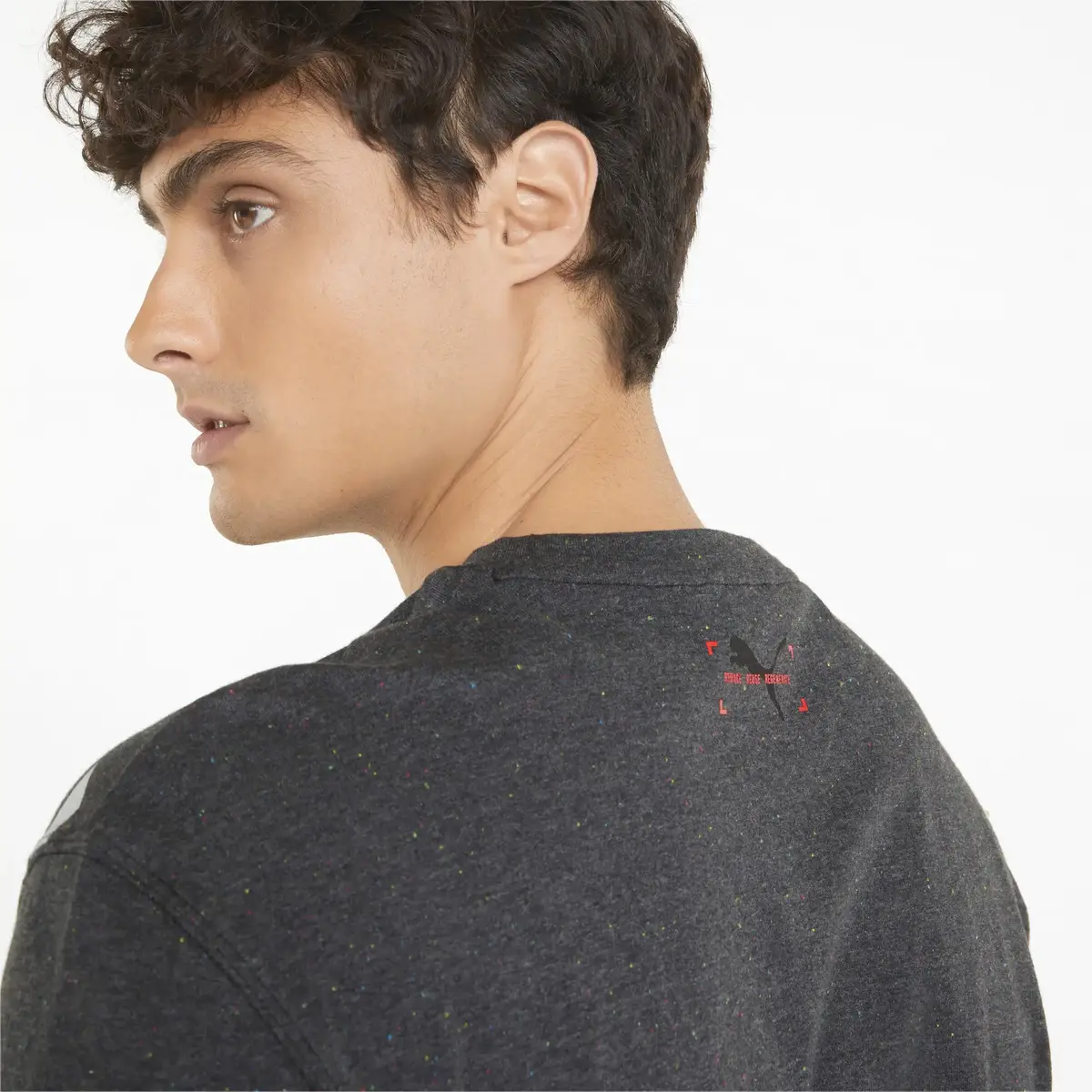 Puma RE:Collection Relaxed Tee Dark Gray Heat Gri Erkek T-Shirt