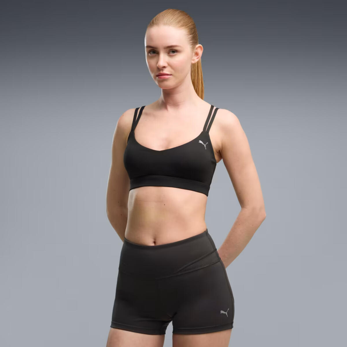 PUMA Shape Bra - Low Siyah Kadın Sporcu Sütyeni