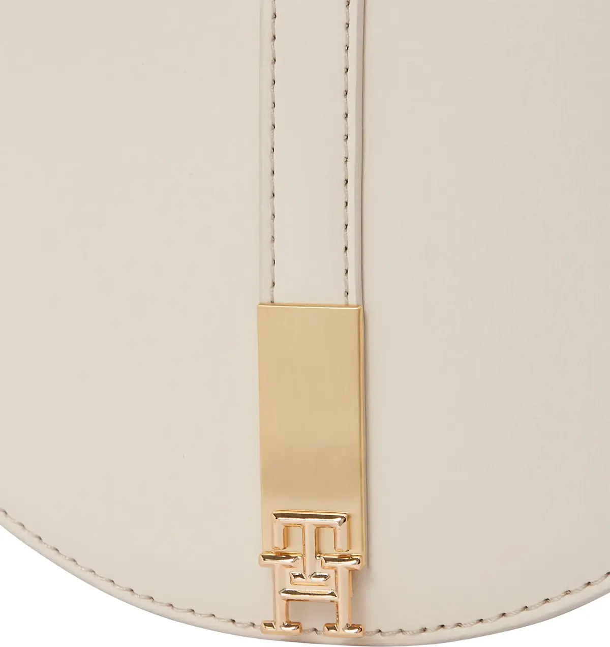 Tommy Hilfiger TH HERITAGE SADDLE B, AA8 Krem Kadın Çanta