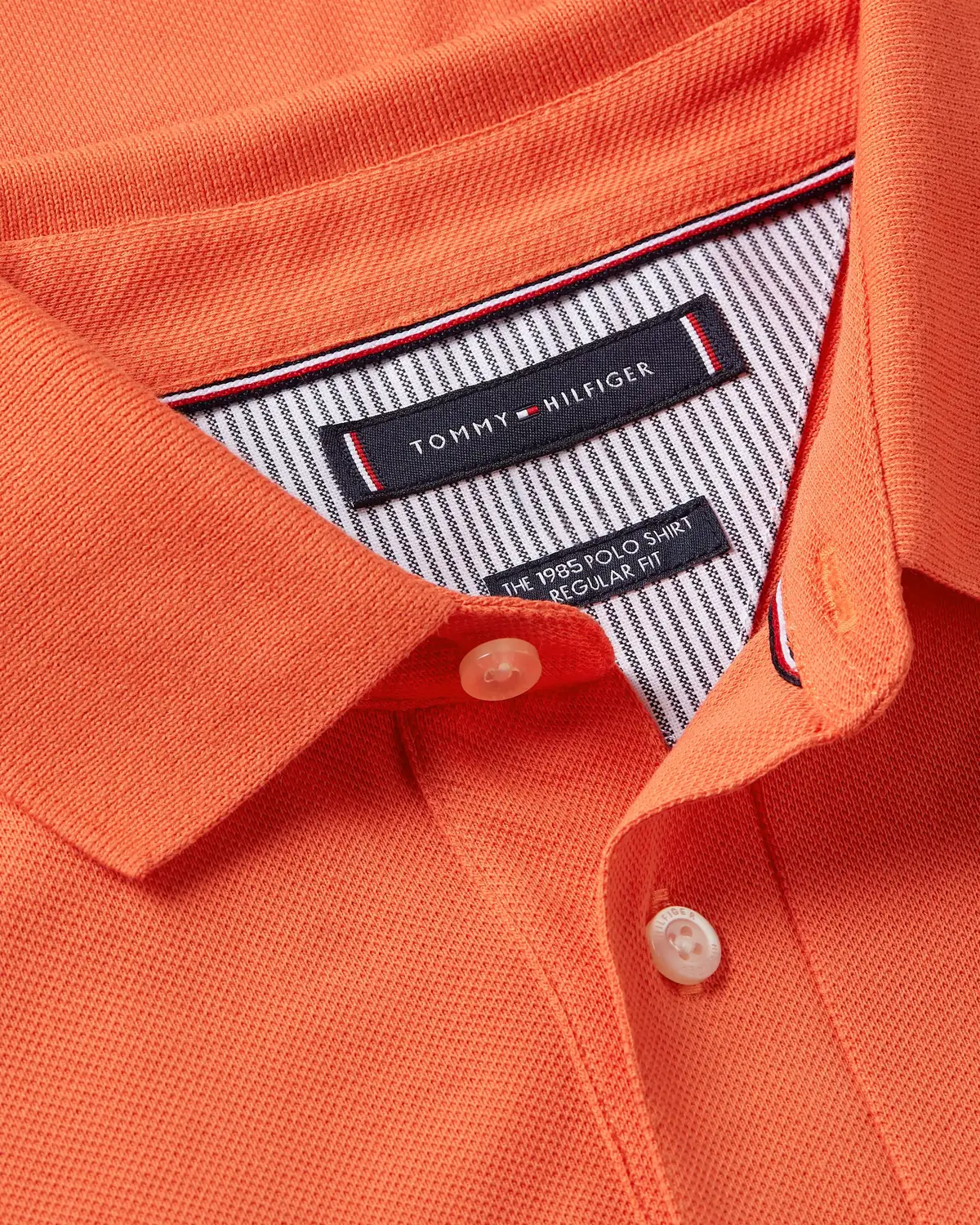 Tommy Hilfiger 1985 REGULAR POLO, SCX Turuncu Erkek T-Shirt & Polo