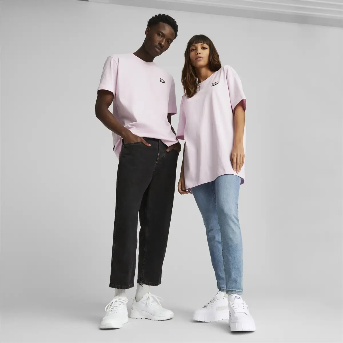Puma Downtown Pride Tee Pearl Pink Pembe Kadın T-shirt