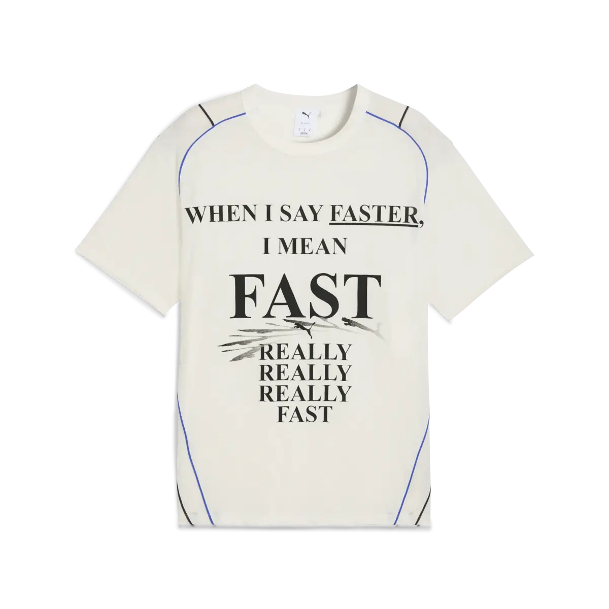 Puma NINE TO FIVE Mesh Top Warm White Beyaz Kadın T-Shirt