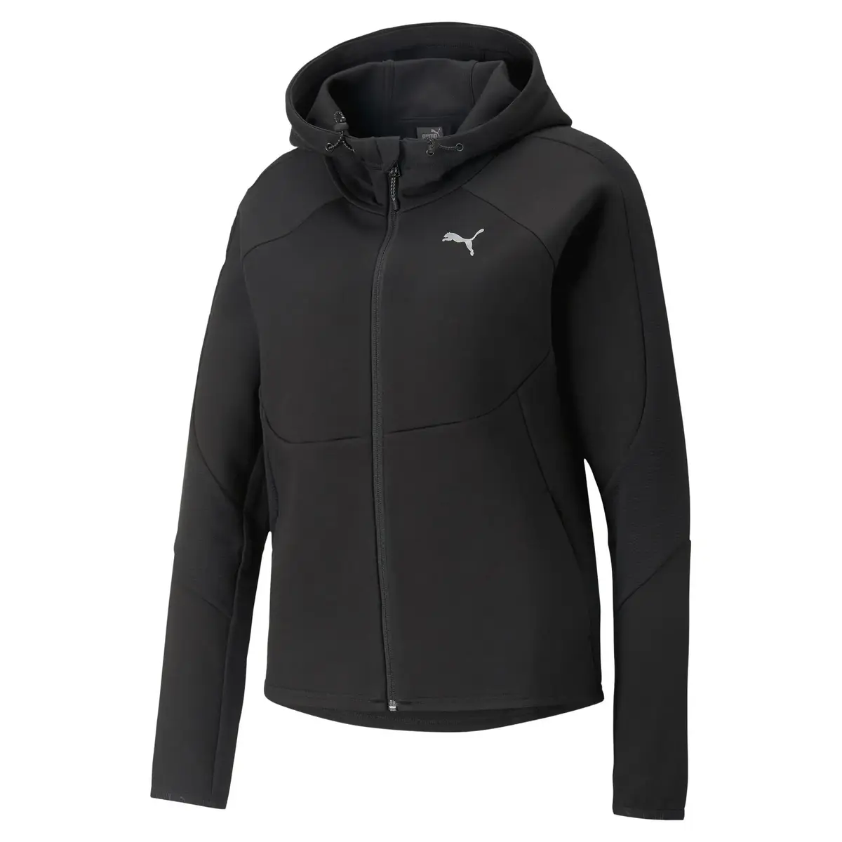 Puma EVOSTRIPE Full-Zip Hoodie Siyah Kadın Hoodie