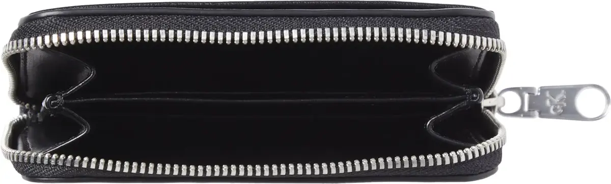 Calvin Klein SCULPTED MED ZIP ARO Kadın Siyah Cüzdan