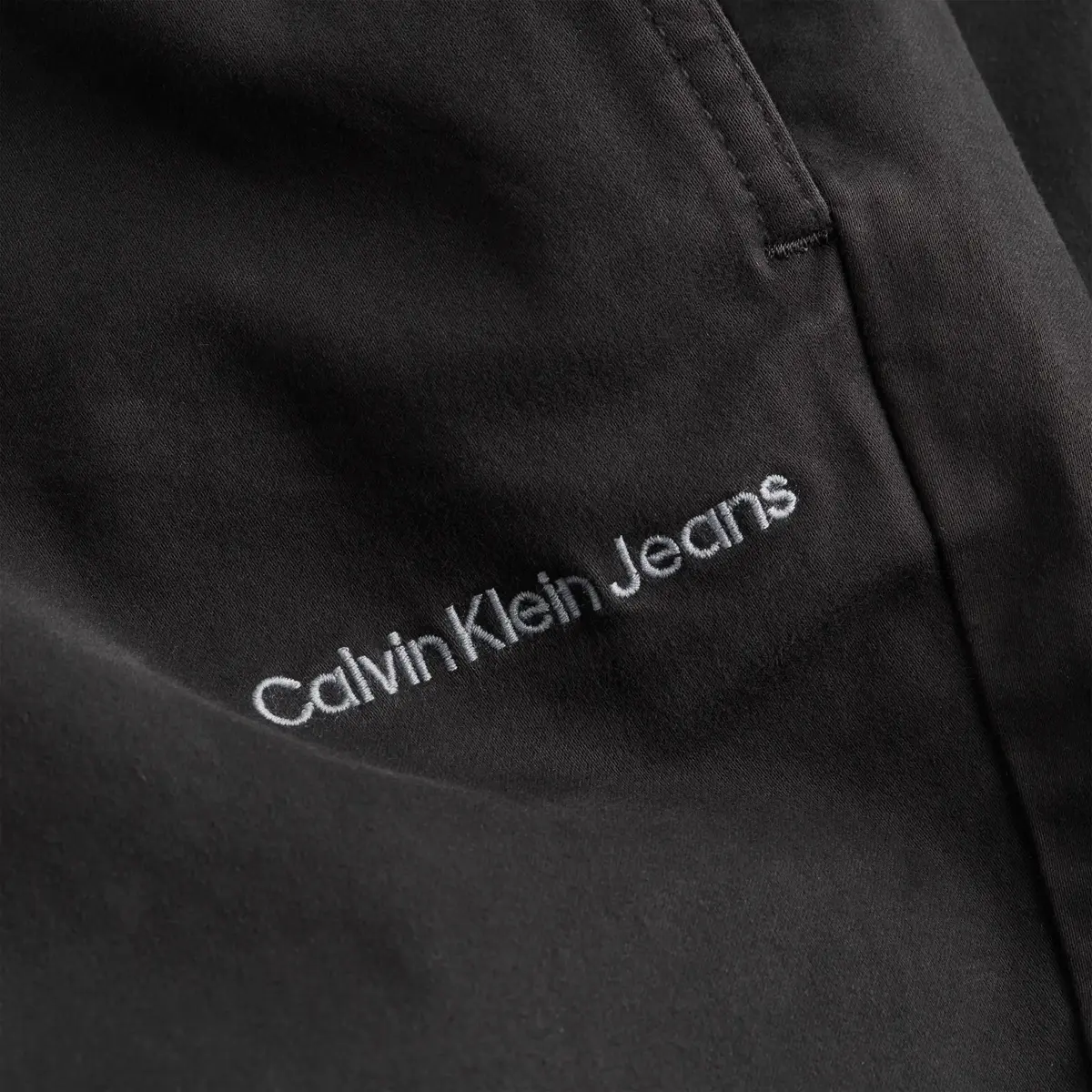 Calvin Klein SKINNY JOGGER CHINO Erkek Siyah Şort