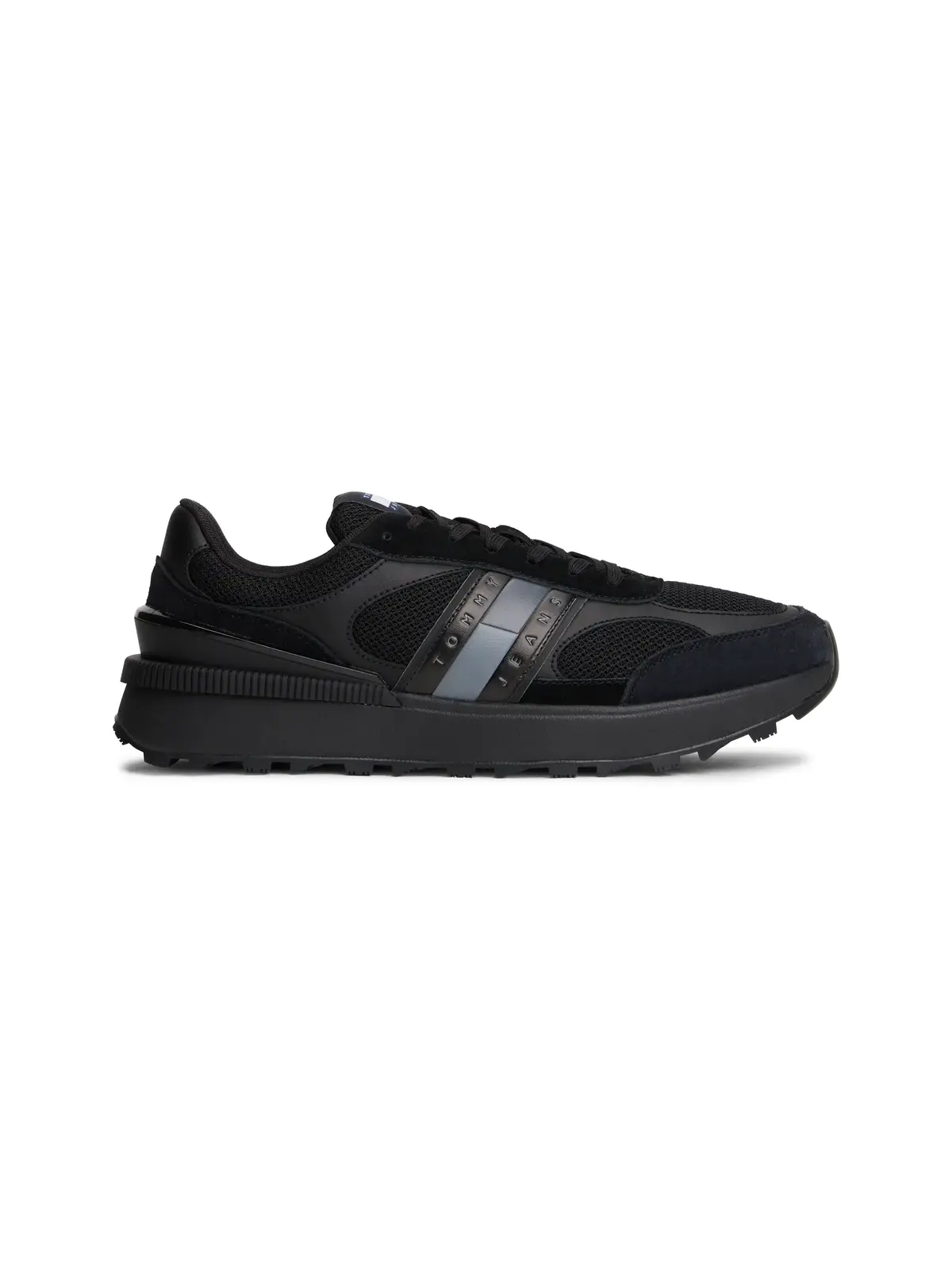 Tommy Hilfiger TJM TECHNICAL RUNNER Siyah Erkek Günlük Spor Ayakkabı