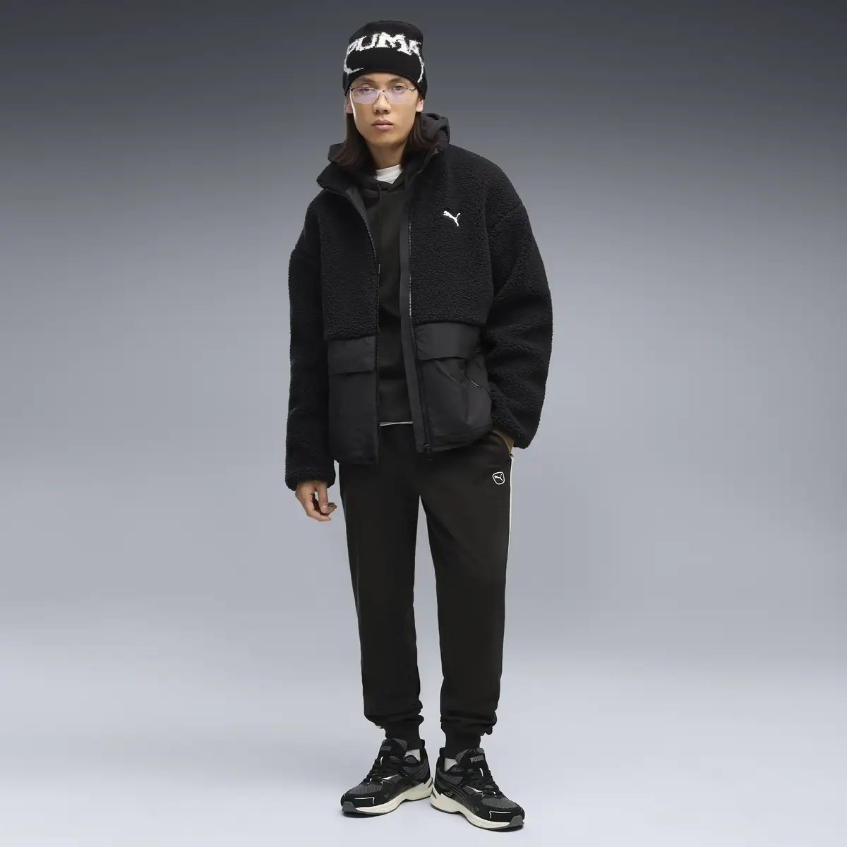 PUMA ESS ELEVATED Sweatpants Siyah Erkek Eşofman Altı
