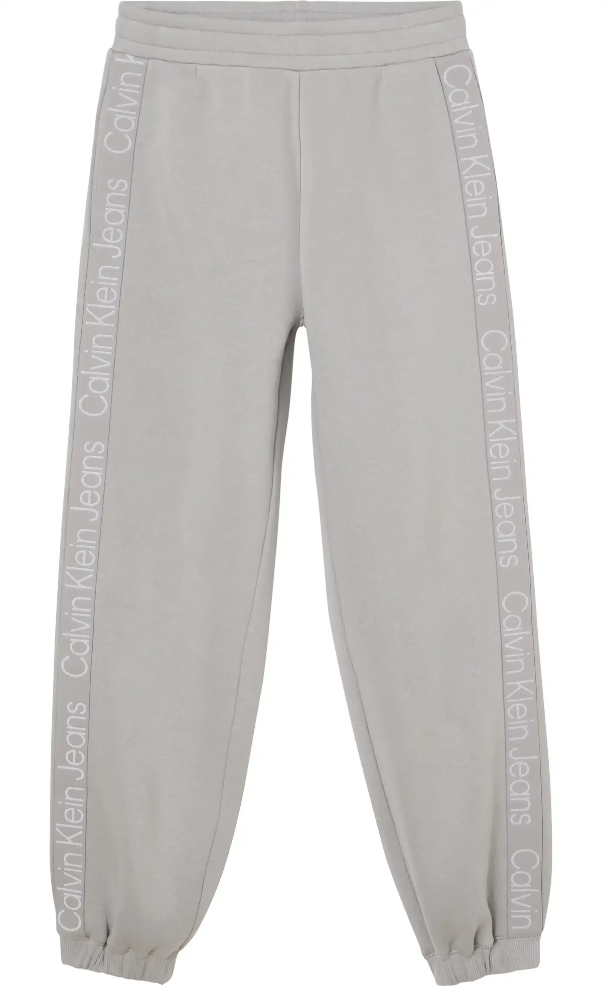 Calvin Klein LOGO TAPE JOG PANTS Kadın Gri Eşofman Altı