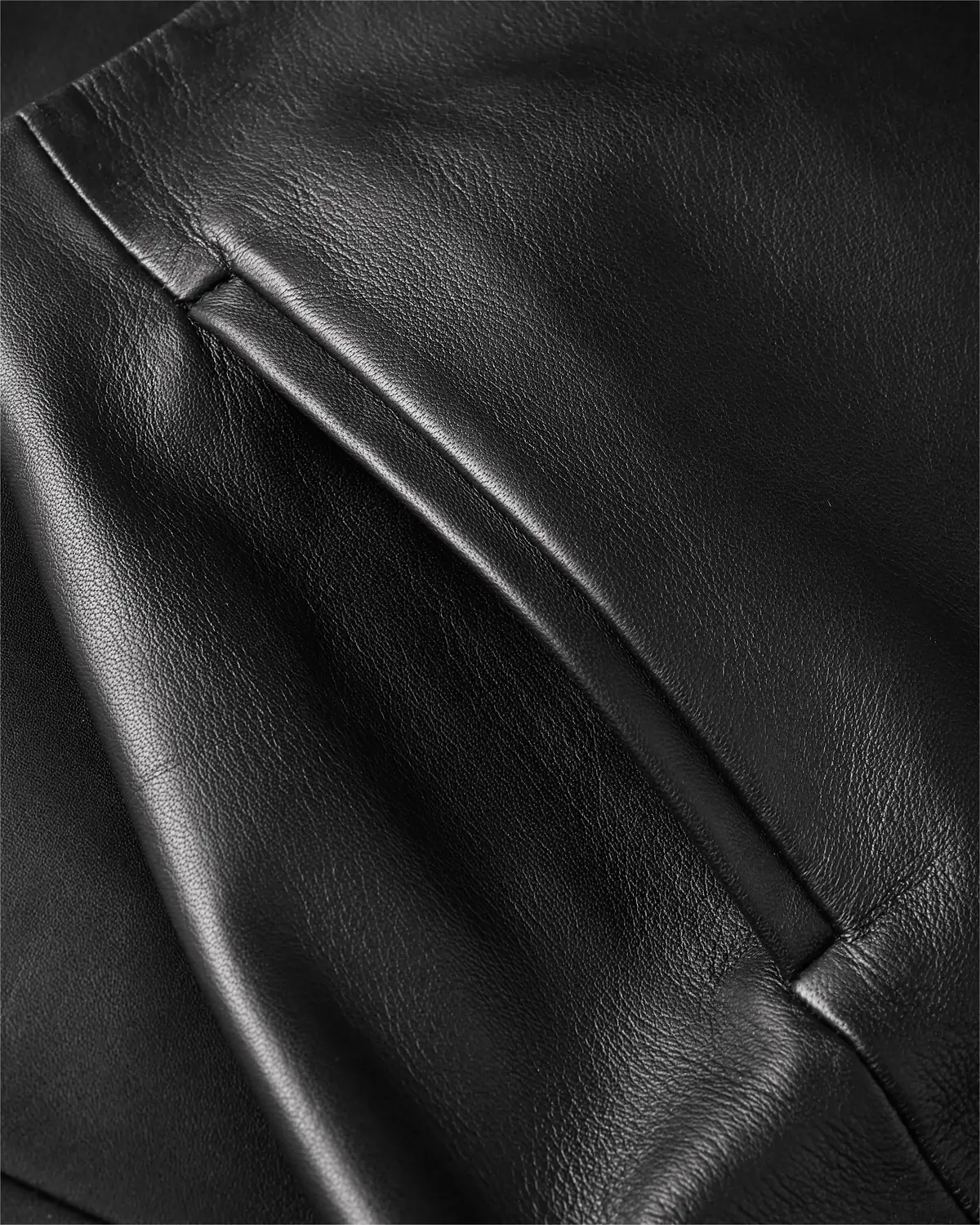 Calvin Klein ESSENTIAL LEATHER MI Kadın Siyah Etek