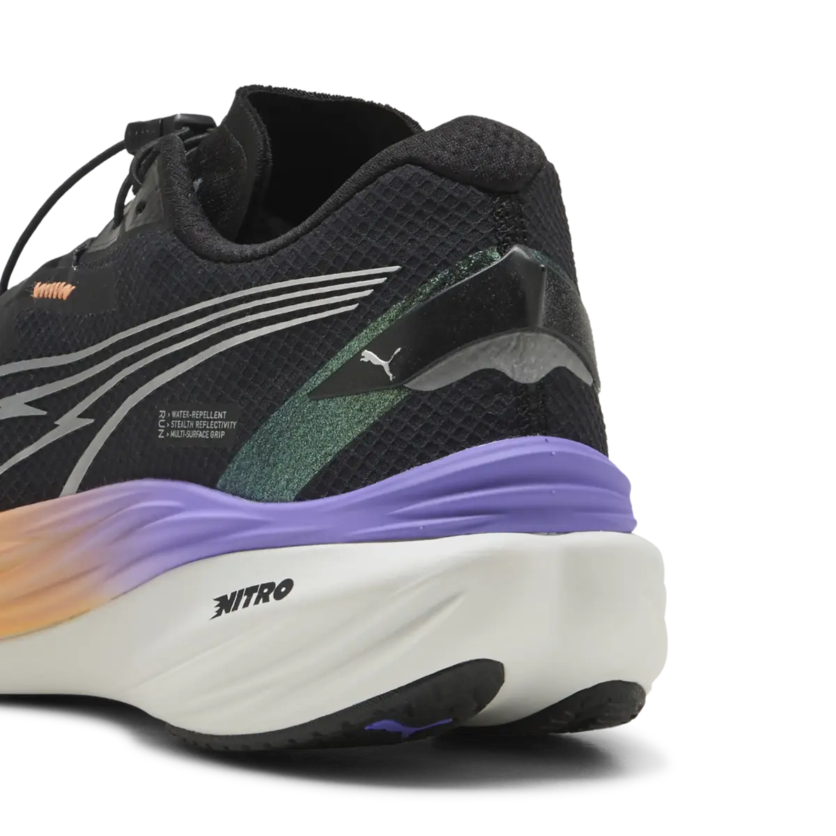 PUMA Deviate NITROTM3 WTR+ Siyah Erkek Yürüyüş ve Koşu Ayakkabısı