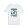Puma GRAPHICS Mountain Tee Beyaz Erkek T-Shirt & Polo