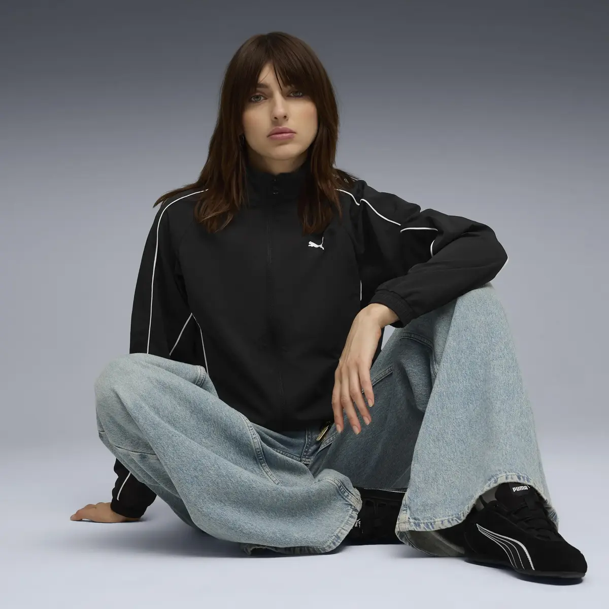 Puma PUMA SPORT Full-Zip Jacket Siyah Kadın Ceket