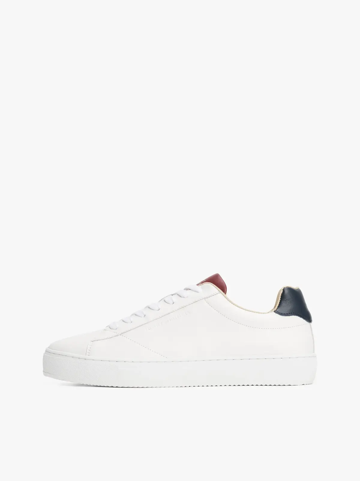 Tommy Hilfiger PREMIUM CUPSOLE LEAT, 0K5 Beyaz Erkek Spor Ayakkabı & Sneaker