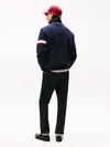 Tommy Hilfiger RWB INSERT 1/4 ZIP, DW5 Siyah Erkek Sweatshirt