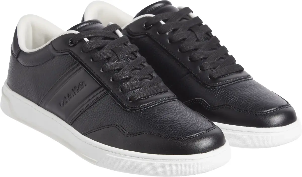 Calvin Klein LOW TOP LACE UP LOGO, 01O Siyah Erkek Spor Ayakkabı & Sneaker