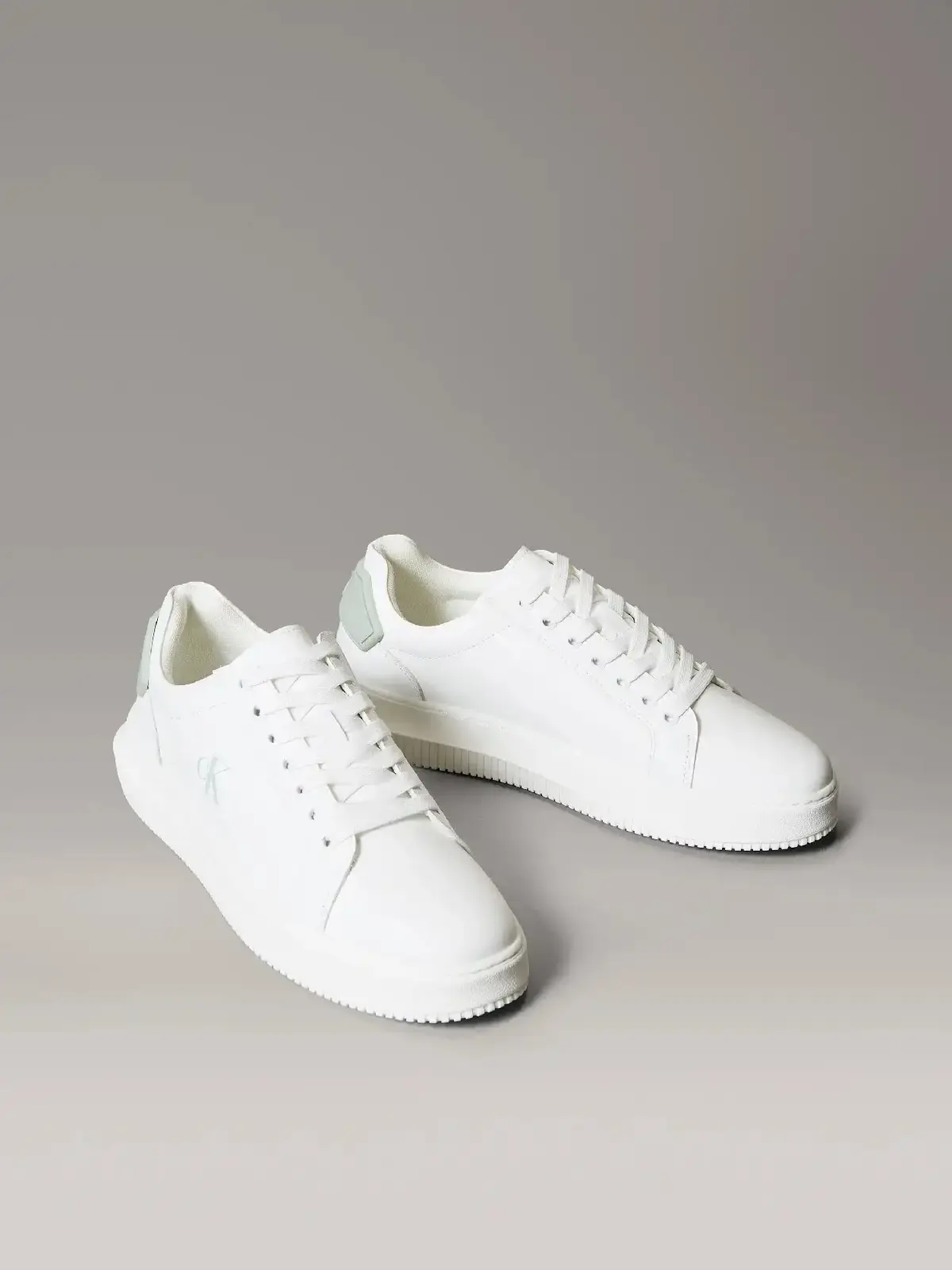 Calvin Klein CHUNKY CUPSOLE RU PATCH LTH Beyaz Erkek Günlük Spor Ayakkabı