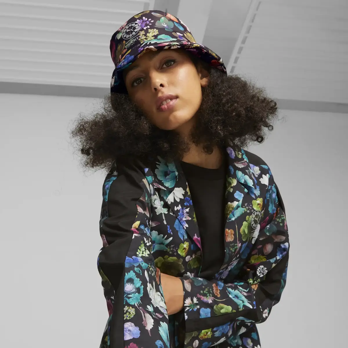 Puma x LIBERTY Puffed Bucket Hat Siyah Kadın Balıkçı Şapkası